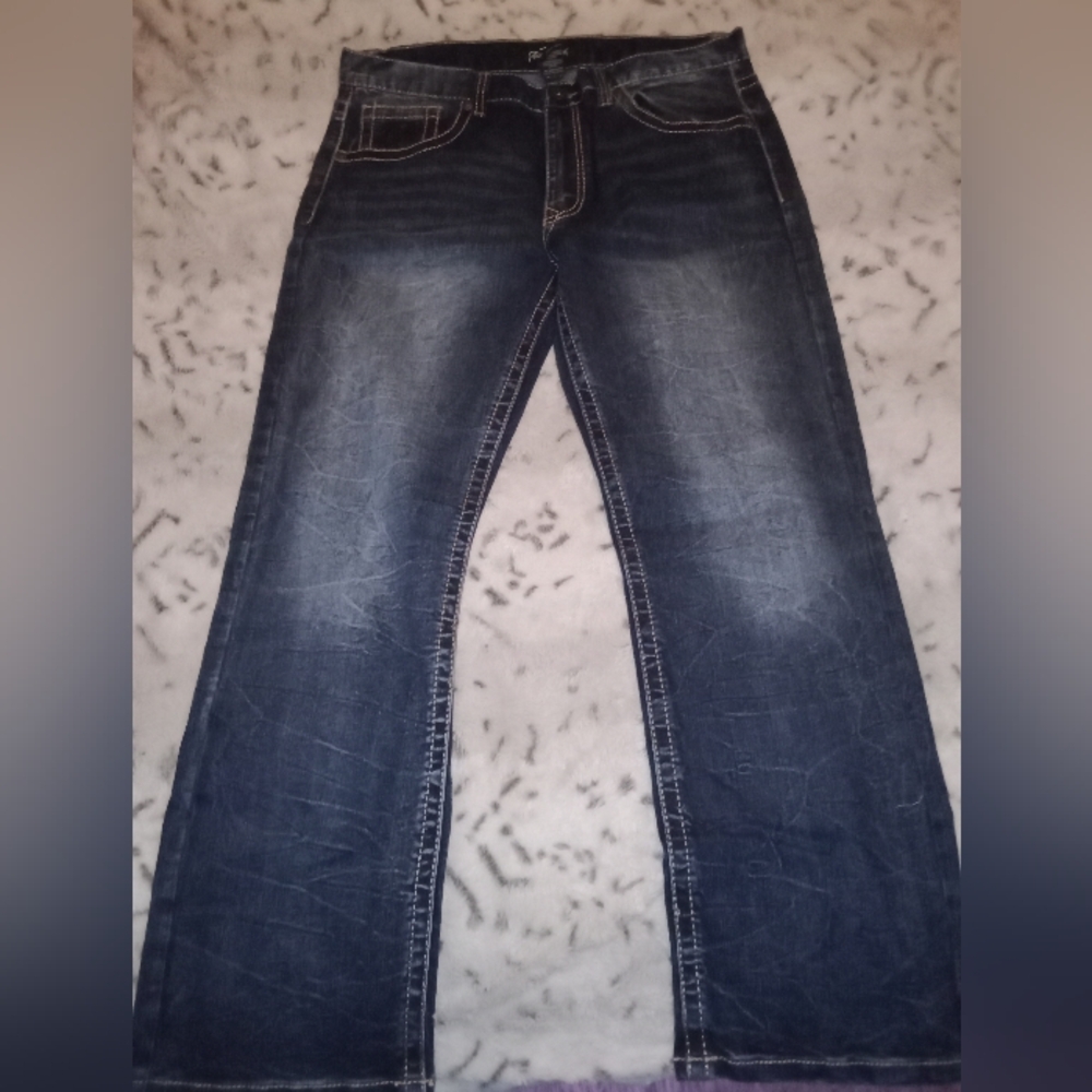 Denim Blue Jeans for Men True Luck Size 34/30
